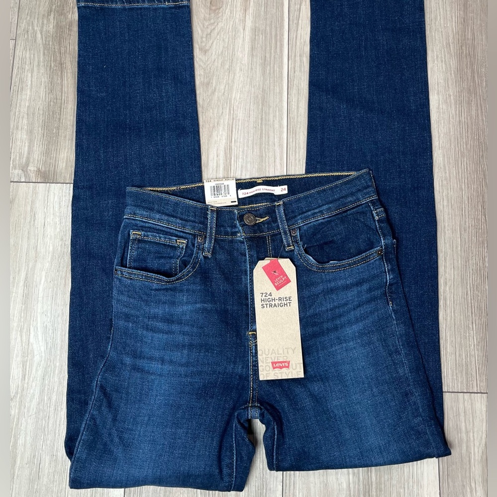 Levi’s 724 High Rise Straight Jeans